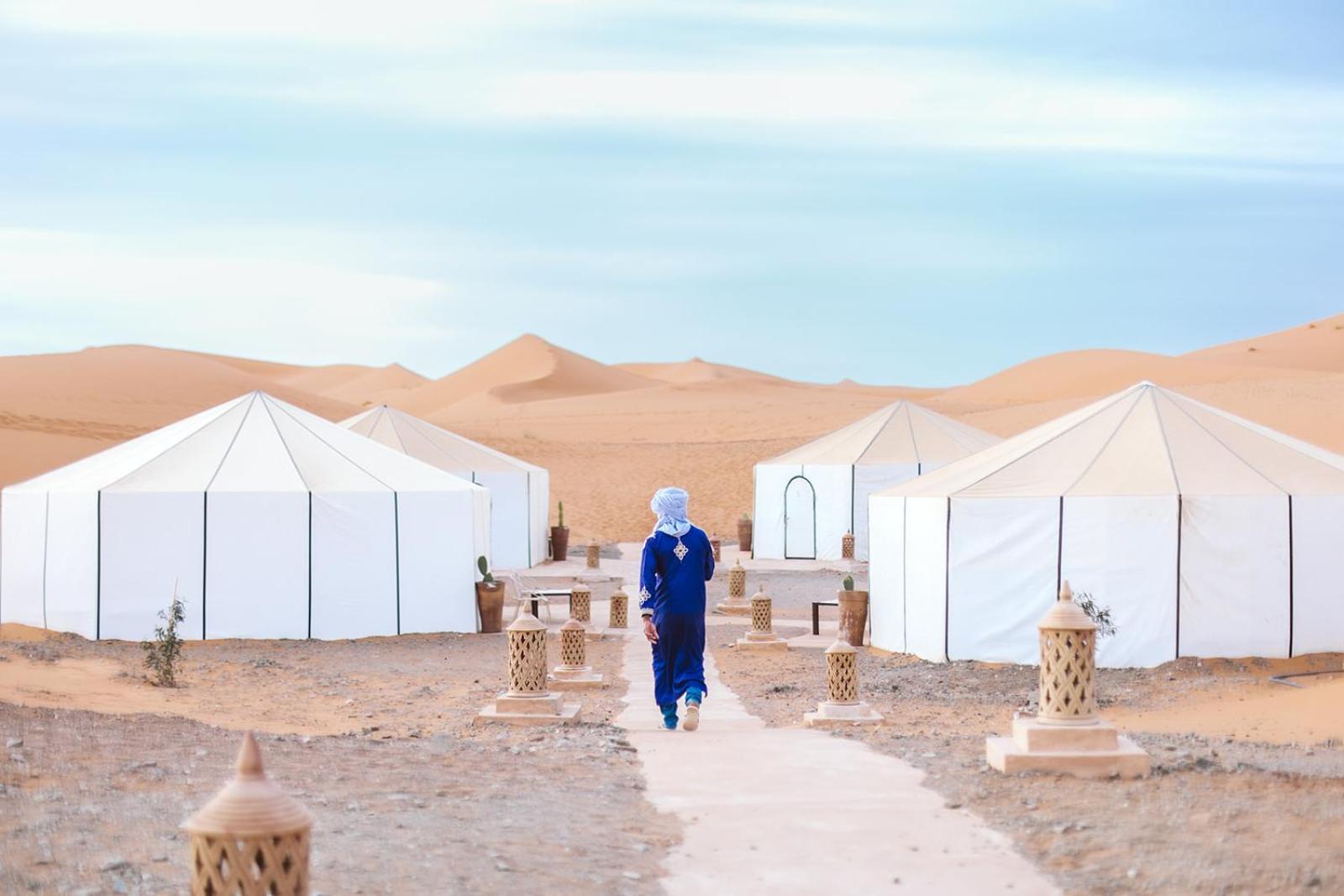 Caravanserai Luxury Desert Tented Camp 梅尔祖卡 外观 照片